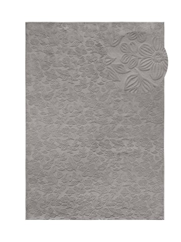 Tara Carpet Kurzflorteppich Homestyle  Flora in Grau