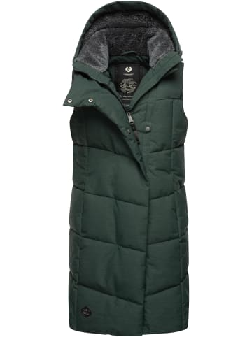 ragwear Steppweste Pavla Vest in Dark Green23