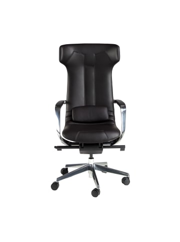 Angel Cerdá Büro-Drehstuhl 4215 in Schwarz / Stahl – (B)63 x (H)66 x (T)122 cm