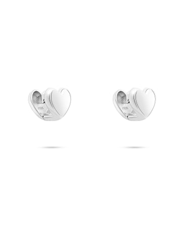 Tamaris Ohrstecker Double Heart in silber