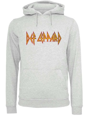 F4NT4STIC Hoodie Def Leppard Shatter Logo in grau meliert