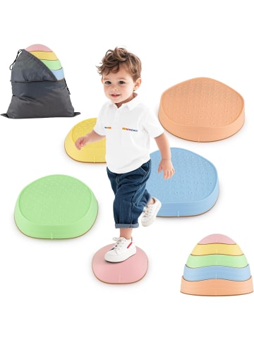 COSTWAY 5 tlg. Balanciersteine für Kinder 3+ in Andere