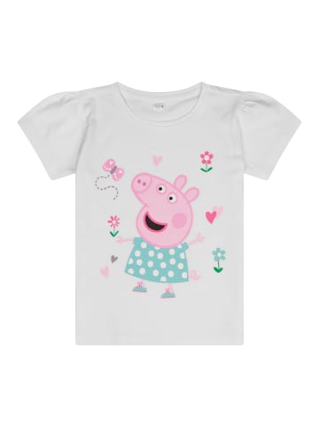 Peppa Pig T-Shirt Peppa Wutz Pig in Weiß