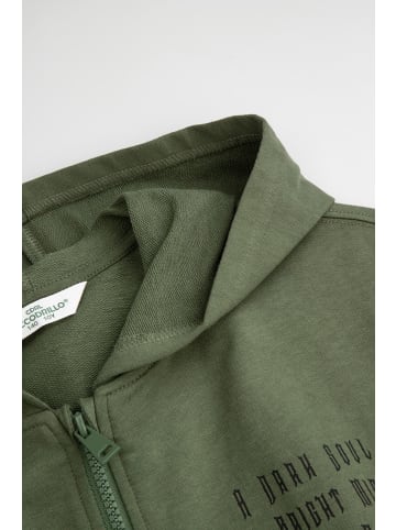 Coccodrillo Kapuzensweatjacke in khaki