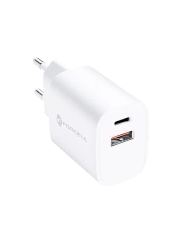 COFI 1453 F-ENERGY TFK-TC-35WPD Reiseladegerät Typ C + USB A PD QC4.0 in Weiß