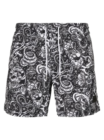 Urban Classics Badeshorts in tattoo aop