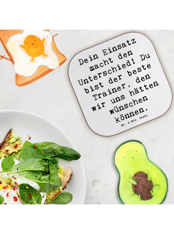 Mr. & Mrs. Panda Holzuntersetzer Spruch Trainer Unterschied mit ... in Weiß