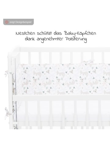 fillikid 4-tlg. Bettwäsche-Set für Nino Decke 80 x in weiss