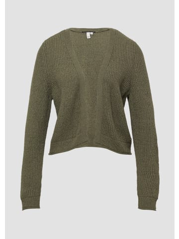 QS Strickjacke in 7854_tannengrün