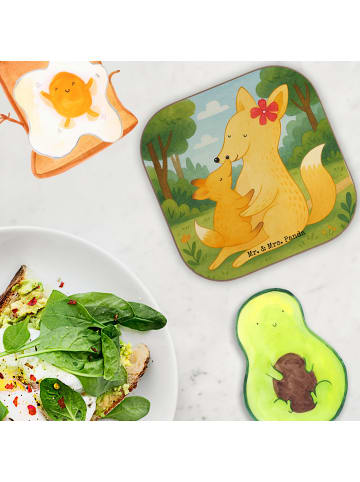 Mr. & Mrs. Panda Untersetzer für Gläser Fuchs Mama Design ohne S... in Weiß