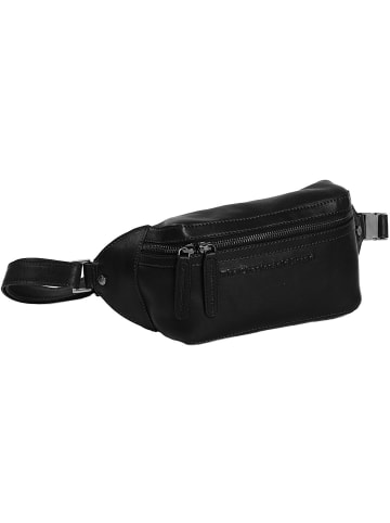 The Chesterfield Brand Soft Class Gürteltasche Leder 21 cm in schwarz