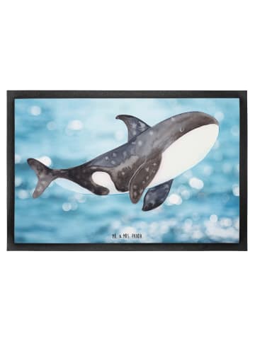 Mr. & Mrs. Panda Fußmatte Orca ohne Spruch in OZeichenanblue