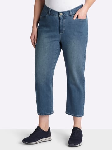 sheego Jeans in blue-bleached