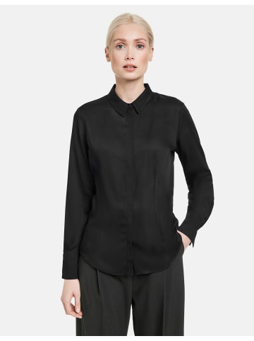 TAIFUN Bluse Langarm in Schwarz