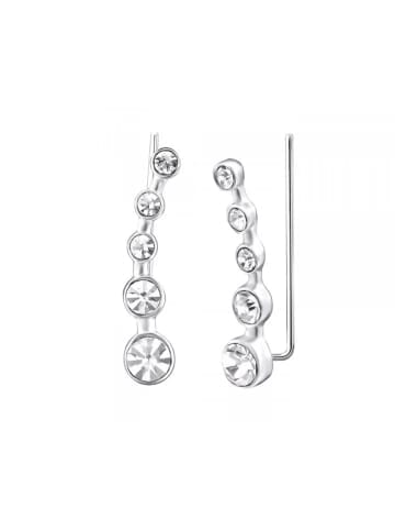 Alexander York Ohrringe EINHÄNGER Kristall in silver