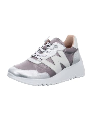 Wonders Sportliche Schnürschuhe in Silber