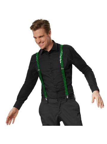 tectake Unisex-Hosenträger in Einheitsgröße, grün