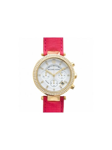 Michael Kors Parker Chronograph Uhr gold pink MK2297