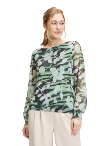 BETTY & CO Blusenshirt mit Tunnelzug in Green/Green