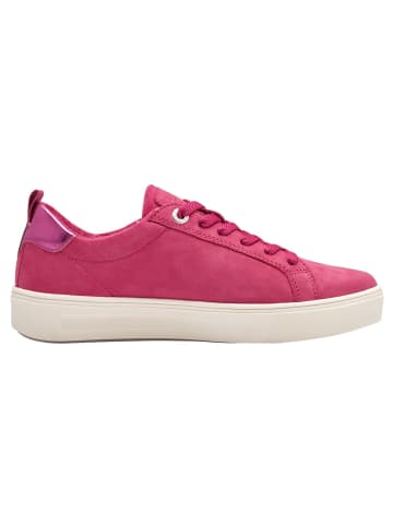 Tamaris WIDE FIT Sneaker in FUXIA NUBUC