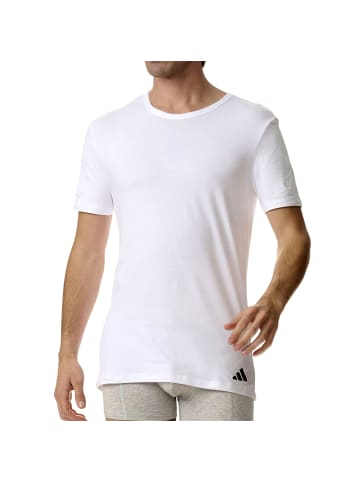 adidas 2er Pack Crew Neck T-Shirt in Weiß