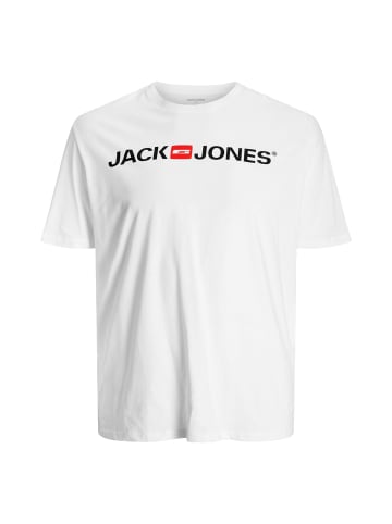 Jack and Jones JJECORP Logo Tee SS Crew Neck in Weiß