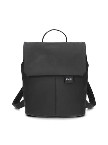 Zwei Mademoiselle.M City Rucksack 29 cm nubuk black