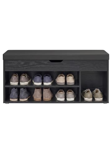 VASAGLE Schuhbank Custos in Schwarz - (B)80 x (H)44 x (T)30 cm