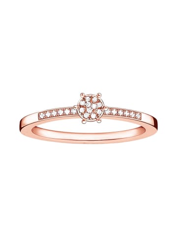 Thomas Sabo Ring "mit Diamanten rosèvergoldet" in Roségold