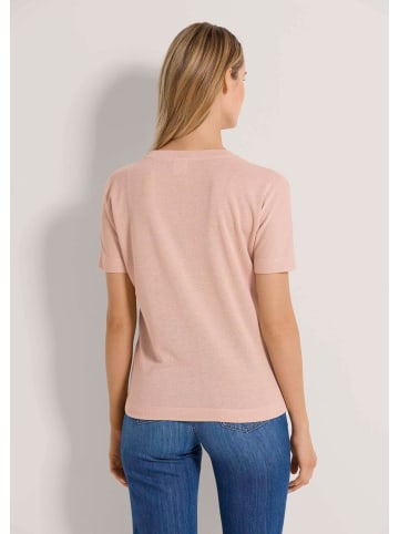 MADELEINE Glamouröses Stretch-Oberteil in puderrosé