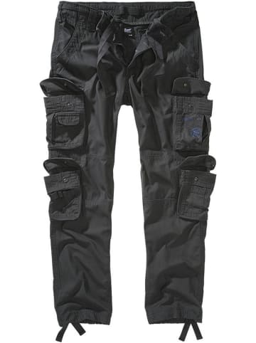 Brandit Cargohose "Pure Slim Fit Pants" in Grau