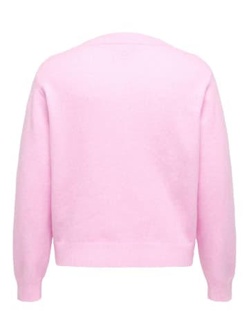 ONLY Carmakoma Strickpullover in Romance Rose 1