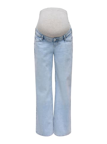 ONLY Jeans mit weitem Bein in Light Blue Denim