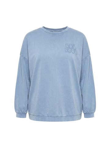 Ulla Popken Sweatshirt in blau