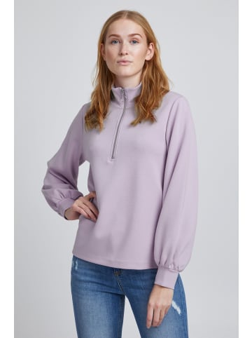 b.young Sweater BYPUSTI HALFZIP -20811037 in lila