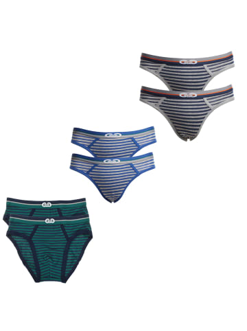 Le Petit Garcon 6er-Set: Slip in Multicolored