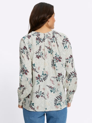 WITT WEIDEN Druck-Bluse in champagner-hortensie-bedruckt