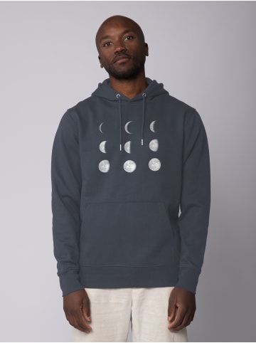 wat? Apparel Sweatshirt Moonphases in India Ink Grey