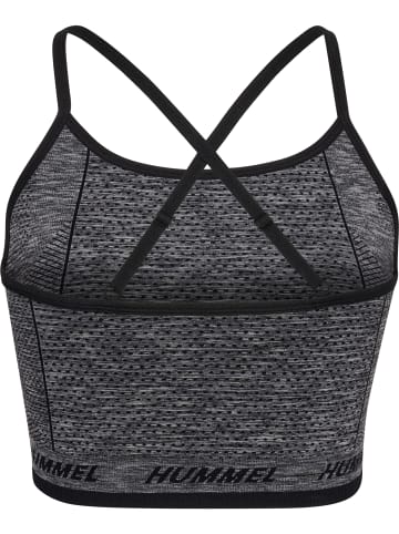 Hummel Sportoberteil Hmlte Cami Seamless Sports Top in BLACK MELANGE