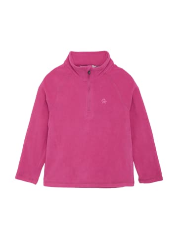Color Kids Strickfleece-Pullover COFleece Pulli - 5971  Klassische Fleecetroyer mit Reißverschluss in Lila