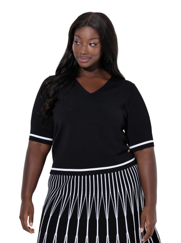 Ulla Popken Pullover in schwarz