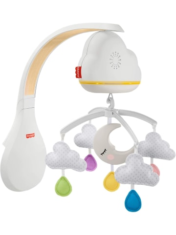 Fisher-Price Wolken Mobile Spieluhr GRP99  mit Geräuschsensor automatische Aktivierung bunt