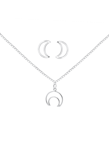 Alexander York Schmuckset MOON in 925 Sterling Silber, 4-tlg.