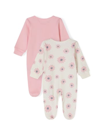 Minoti 2er. Set: Strampler 24babypack20 in hellpink