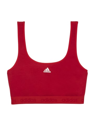 adidas Bustier CROP BRA in rot