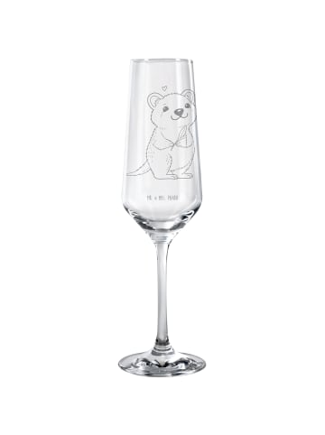 Mr. & Mrs. Panda Trinkglas Quokka Happy ohne Spruch in Transparent
