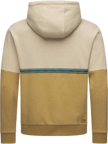 ragwear Kapuzensweatjacke Blocky in Sand