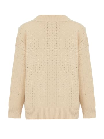 caissa Damen Strickjacke in Beige