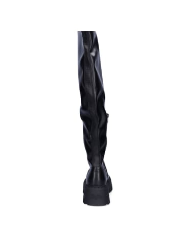 Buffalo Stiefel Aspen Overknee in Schwarz