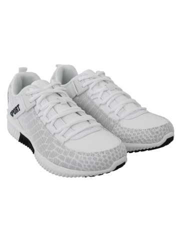 Plein Sport Weiß Polyester Adrian Sneaker Schuhe